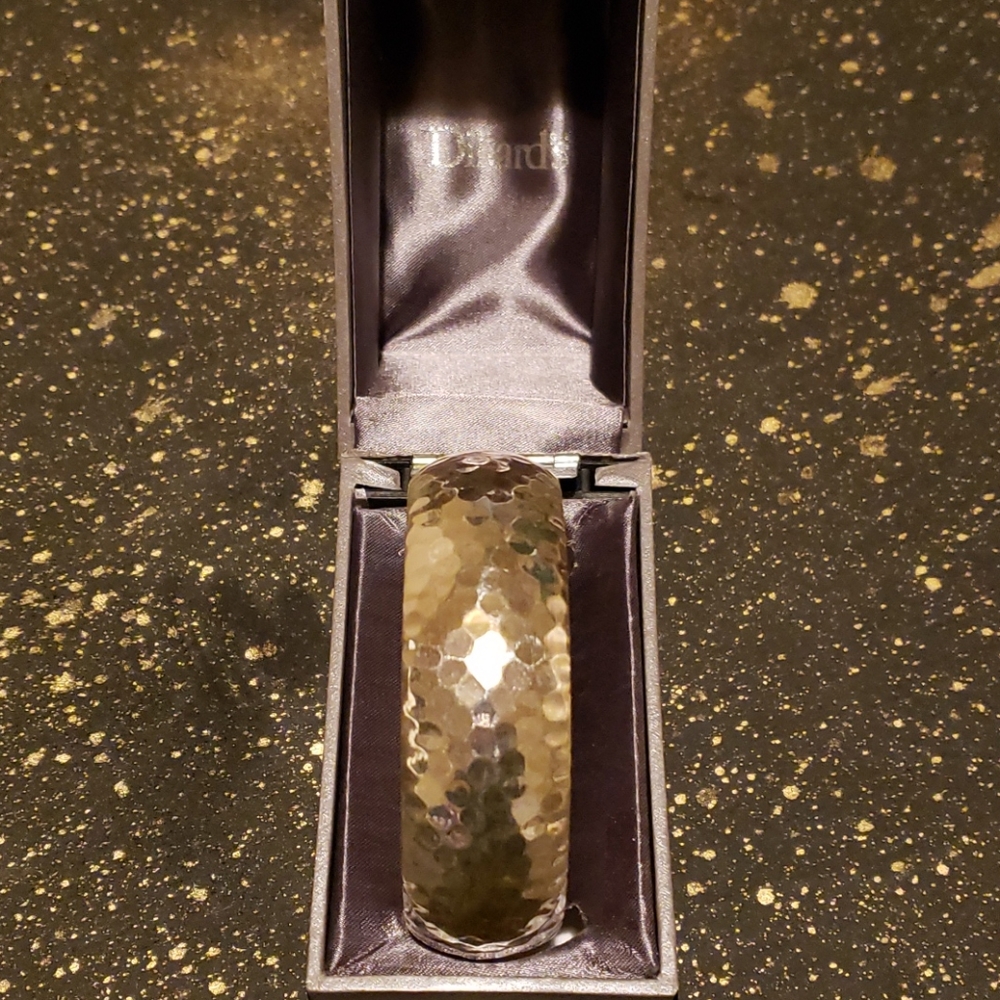 Dillard's silver bangle bracelet